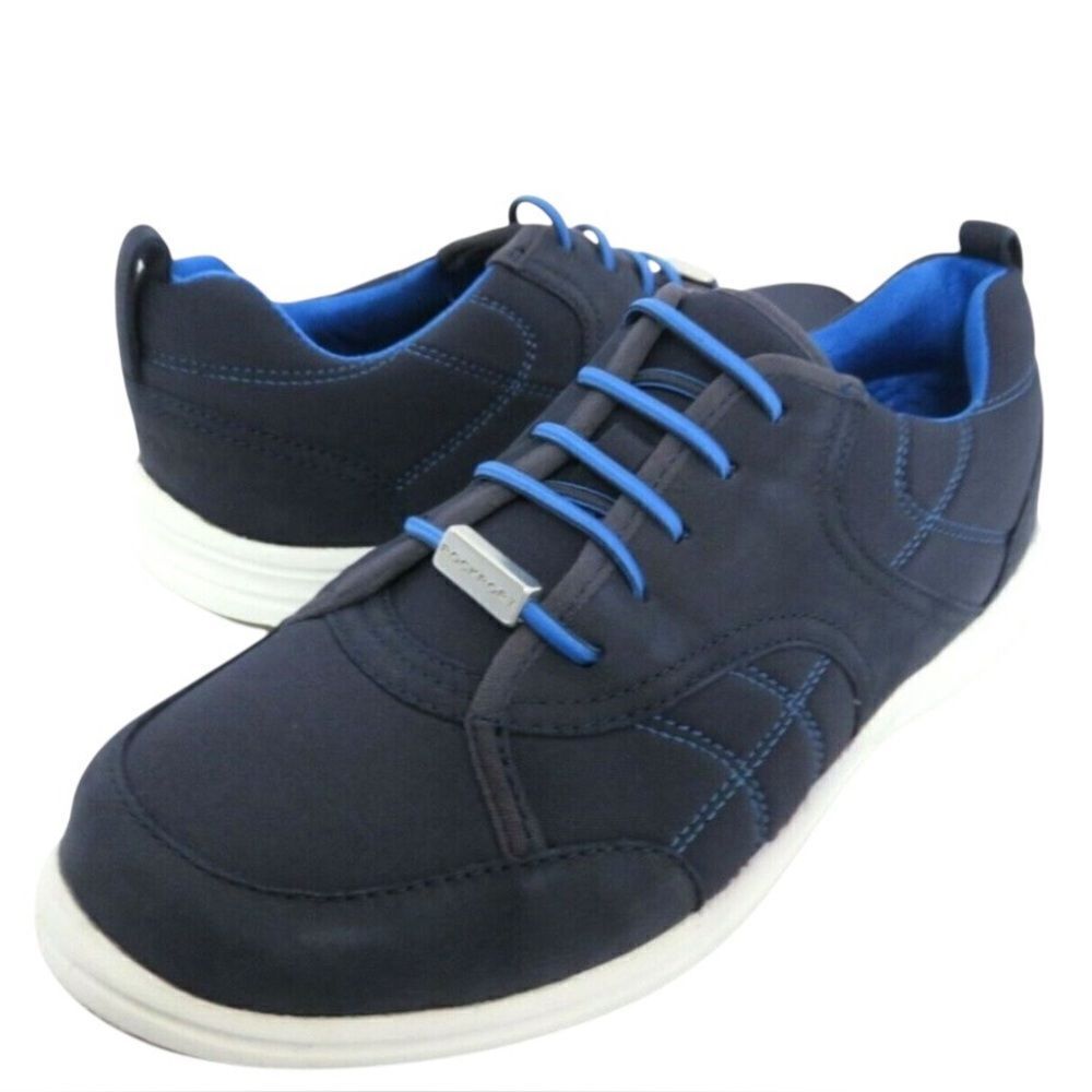 Rockport XCS Adidas WT Elastic Laceup |M76844 Deep Ocean| Size 9.5 - Great
